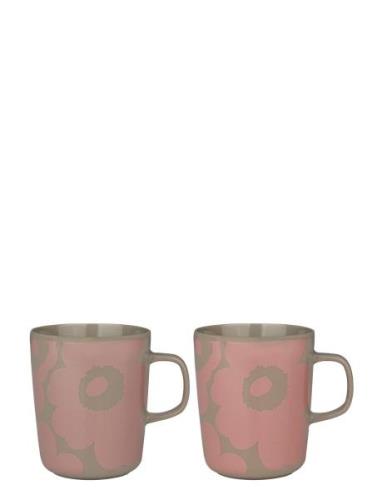 Unikko Mug Home Tableware Cups & Mugs Coffee Cups Pink Marimekko Home