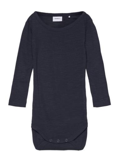 Nbmborbas R Ls Body Bodies Long-sleeved Navy Name It