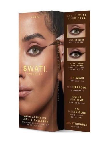 Lash Adhesive Liquid Eyeliner Vanta Eyeliner Smink Brown SWATI Cosmeti...