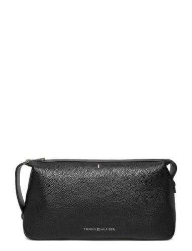 Th Central Washbag Pu Necessär Black Tommy Hilfiger