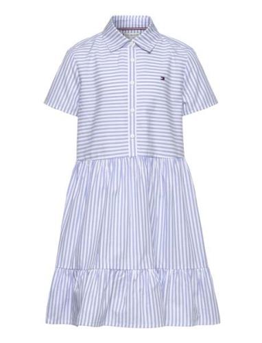 Ithaca Stripe Dress Dresses & Skirts Dresses Casual Dresses Short-slee...