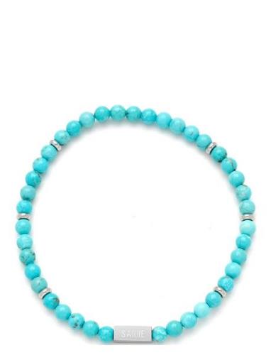 Evelution - Bracelet With Green Mix Pearls Armband Smycken Blue Samie