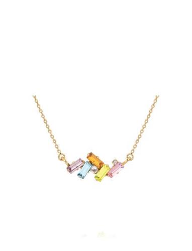 Nina Necklace Gold Accessories Jewellery Necklaces Chain Necklaces Mul...