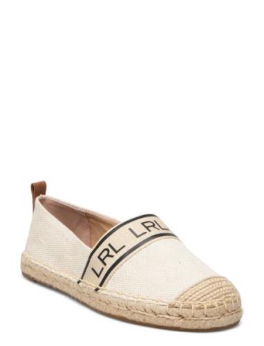 Caylee Iii Canvas Espadrille Sandaletter Expadrilles Låga Cream Lauren...