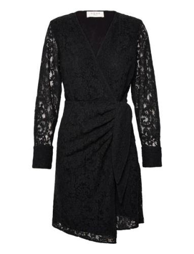 Sylvina Lace Dress Dresses Party Dresses Black NORR