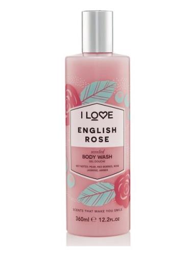 I Love Signature Body Wash English Rose 360Ml Duschkräm Nude I LOVE