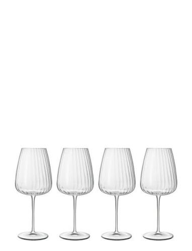Rødvinsglas Bordeaux Optica 4 Stk. Home Tableware Glass Wine Glass Red...