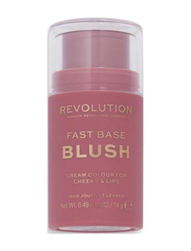 Revolution Fast Base Blush Stick Bare Rouge Smink Pink Makeup Revoluti...