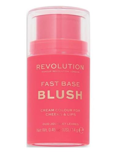 Revolution Fast Base Blush Stick Bloom Rouge Smink Pink Makeup Revolut...