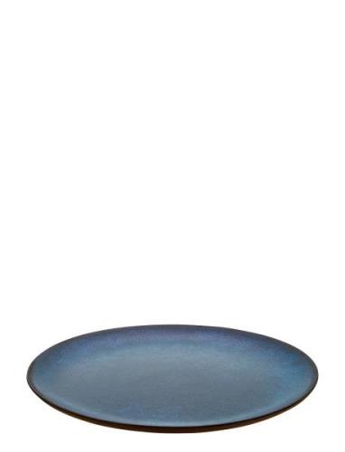 Raw Midnight Blue - Round Dish Home Tableware Plates Dinner Plates Blu...