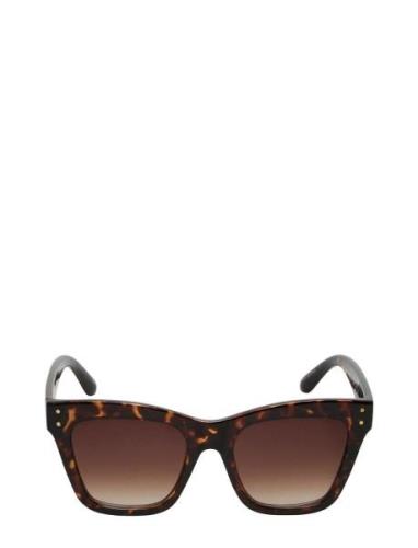 Slfspencer Sunglasses Solglasögon Brown Selected Femme