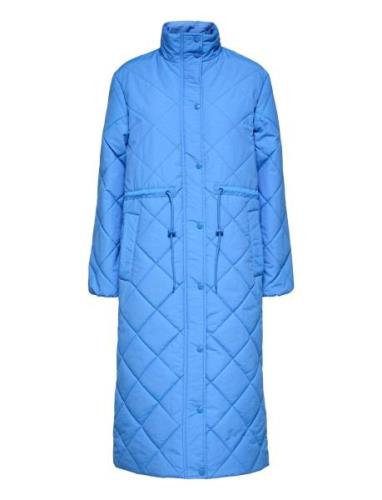 Slffrida Quilted Coat B Kviltad Jacka Blue Selected Femme