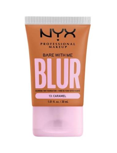 Nyx Professional Make Up Bare With Me Blur Tint Foundation 13 Caramel ...