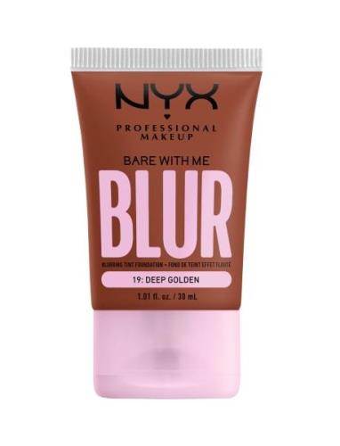 Nyx Professional Make Up Bare With Me Blur Tint Foundation 19 Deep Gol...