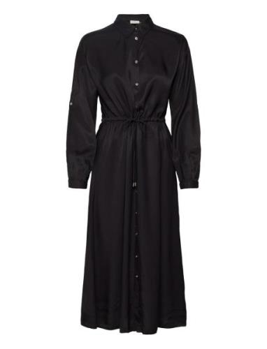 Kadahlia Shirt Dress Knälång Klänning Black Kaffe