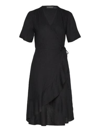 Slrosaline Wrap Dress Dresses Wrap Dresses Black Soaked In Luxury