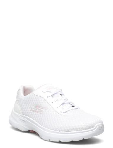 Womens Gowalk 6 - Iconic Vision Låga Sneakers White Skechers