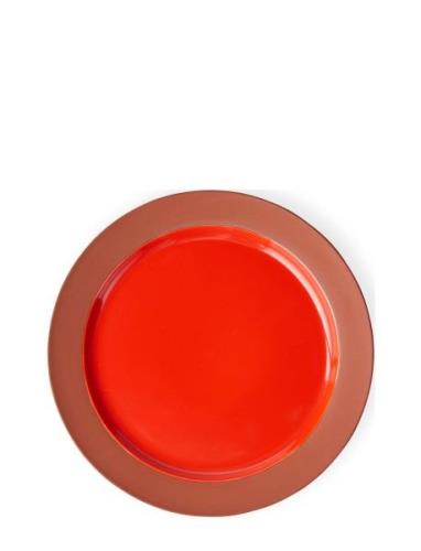 Plate, Large Home Tableware Plates Dinner Plates Red Studio About