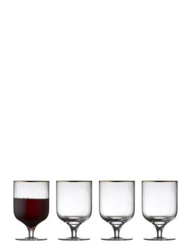Vinglas Palermo Gold 30Cl 4Stk Home Tableware Glass Wine Glass Red Win...