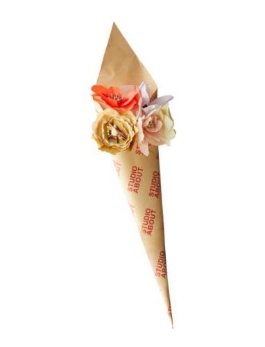 Paper Flower Bouquet, 5 Pcs Home Decoration Paper Flowers Multi/patter...