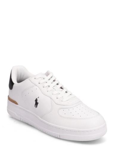 Masters Court Leather Sneaker Låga Sneakers White Polo Ralph Lauren