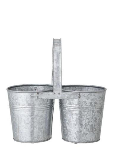 Jessy Urtepotteskjuler Home Decoration Flower Pots Silver Bloomingvill...