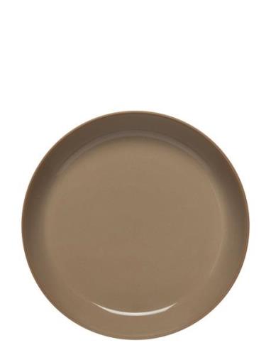 Oiva Plate Home Tableware Plates Small Plates Brown Marimekko Home