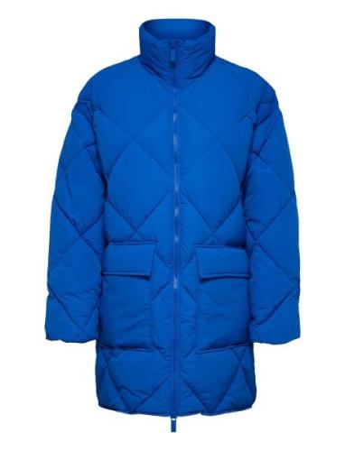 Slfheidi Puffer Jacket B Kviltad Jacka Blue Selected Femme