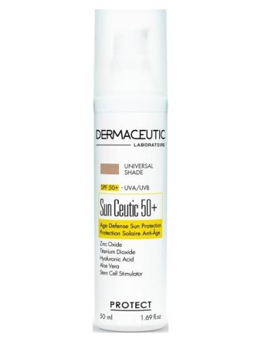 Sun Ceutic Tinted 50 Ml Solkräm Ansikte Nude Dermaceutic