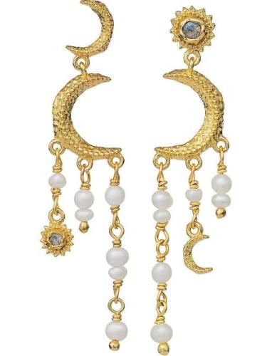 Astrea Earring Örhänge Smycken Gold Maanesten