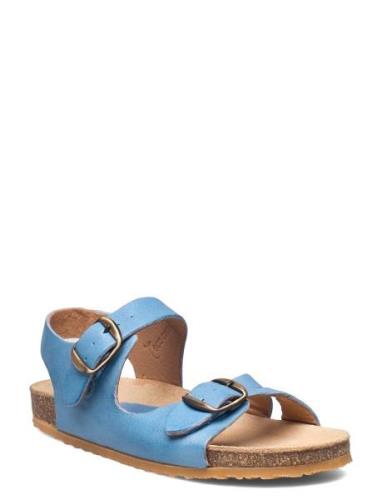 Bisgaard Alfie Shoes Summer Shoes Sandals Blue Bisgaard