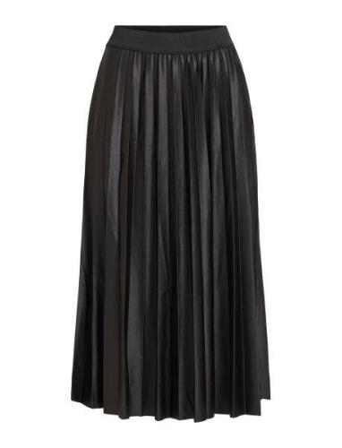 Vinitban Midi Skirt - Noos Knälång Kjol Black Vila