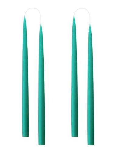 Kunstindustrien Hand Dipped Candles, 4 Pack Blå