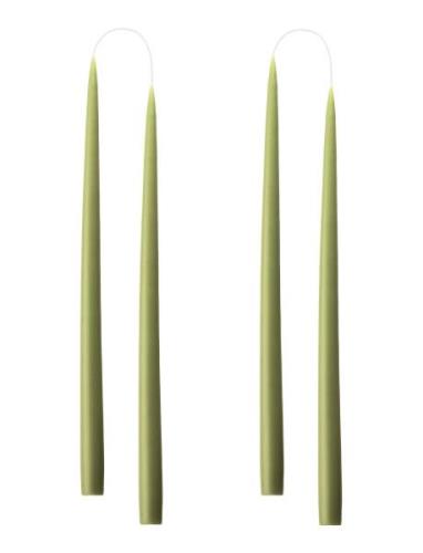 Kunstindustrien Hand Dipped Candles, 4 Pack Grön