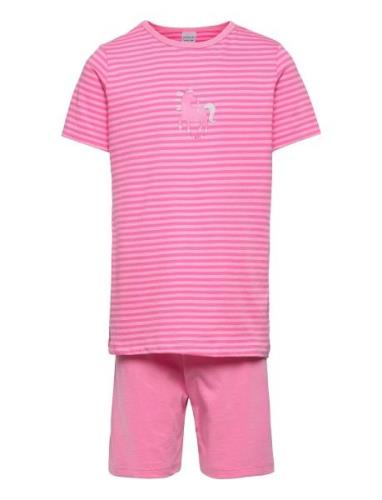 Girls Pyjama Short Pyjamas Set Pink Schiesser