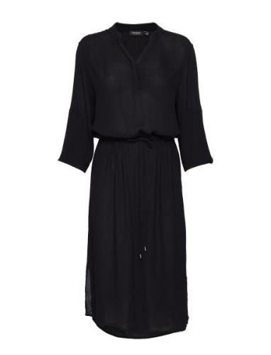 Slzaya Dress Knälång Klänning Black Soaked In Luxury