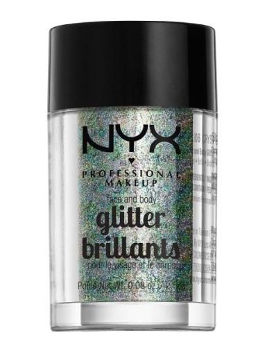 Face & Body Glitter Smink Ansikte Silver NYX Professional Makeup