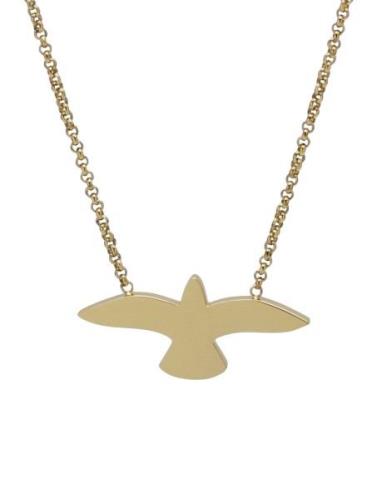 Dove Necklace Accessories Jewellery Necklaces Dainty Necklaces Gold Bu...