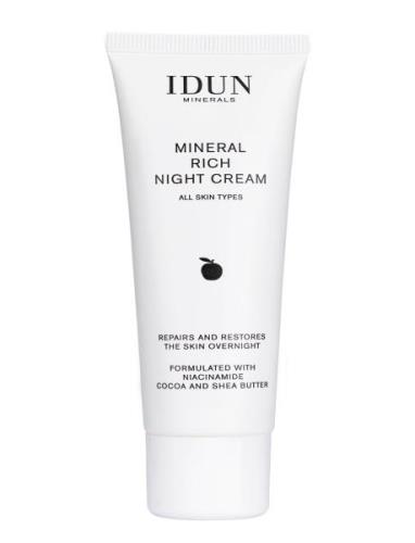 Mineral Rich Night Cream Nattkräm Ansiktskräm Nude IDUN Minerals