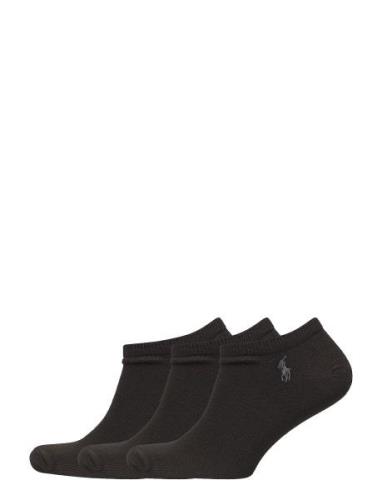 Low-Cut Sock 3-Pack Ankelstrumpor Korta Strumpor Black Polo Ralph Laur...