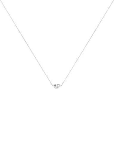 Knot Necklace Accessories Jewellery Necklaces Dainty Necklaces Silver ...