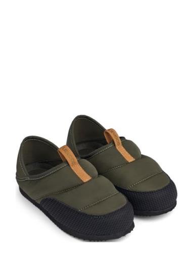 Amira Indoor Slipper Slippers Inneskor Khaki Green Liewood