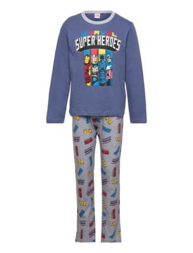 Pyjalong Pyjamas Set Multi/patterned Marvel