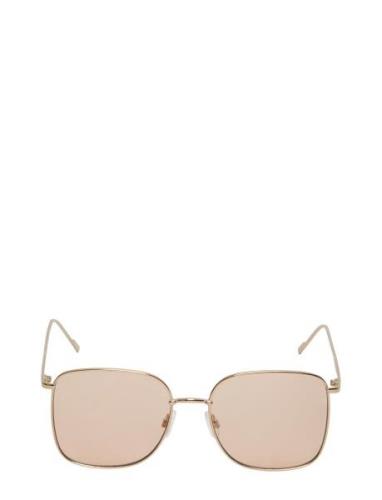 Slfspencer Sunglasses Solglasögon Brown Selected Femme