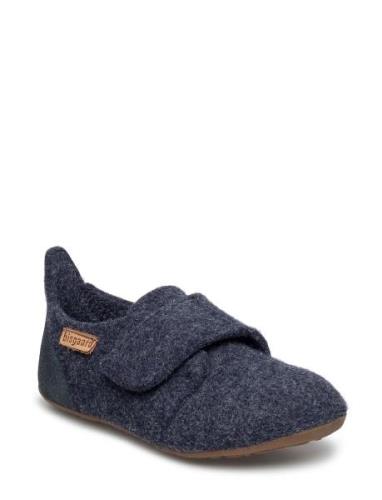 Bisgaard Casual Wool Slippers Inneskor Blue Bisgaard