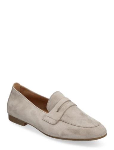 Loafer Loafers Låga Skor Beige Gabor