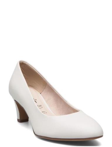 Women Court Sho Shoes Heels Pumps Classic White Tamaris