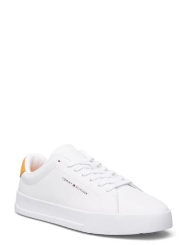 Th Court Leather Låga Sneakers White Tommy Hilfiger