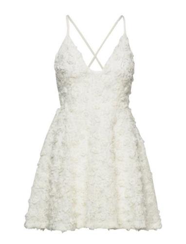 Charlie Dress Kort Klänning White Ida Sjöstedt