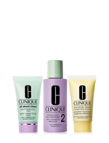 3 Step Skin Type 2 Set Hudvårdsset Nude Clinique